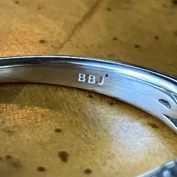 Yellow Labradorite Sterling Silver Ring Size 10 - Picture 7 of 10